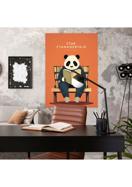 Insan Gibi Giyinmiş Hayvanlar Duvar Tablosu - Insan Gibi Giyinmiş Hayvanlar, Kanvas Tablo, Kanvas Tablo, Panda, 30X50 fiyatları