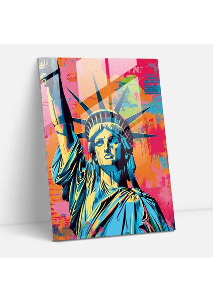 Andy Warhol Cam Duvar Sanatı - Andy Warhol, Andy Warhol, Cam Duvar Sanatı, Ev Dekorasyonu, 50 x 70 cm