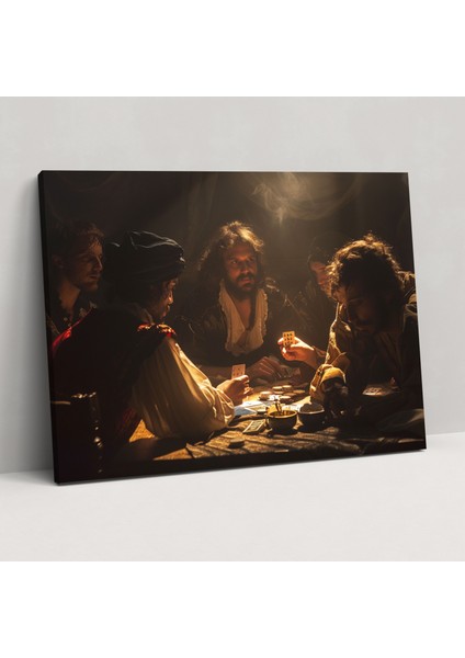 Caravaggio Tarzı Kanvas Tablo - Caravaggio, Duvar Sanatı, Kanvas Tablo, Kanvas Tablo, 70 x 50 cm