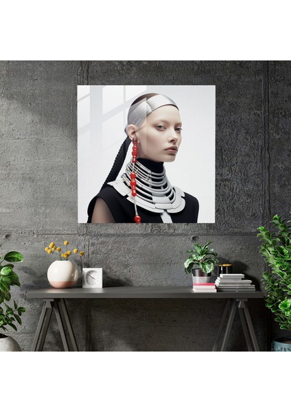 Amazon Kadınları Cam Baskı - Amazon Kadınları, Cam Duvar Sanatı, Çağdaş Estetik, Tribal Aksesuarlar, 40X40 fiyatları