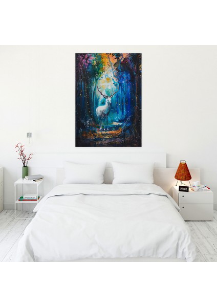 Ashvin Harrison Büyülü Orman Kanvas Tablo - Ashvin Harrison, Ashvin Harrison, Büyülü Orman, Fantastik Yaratıklar, 50 x 70 cm modelleri