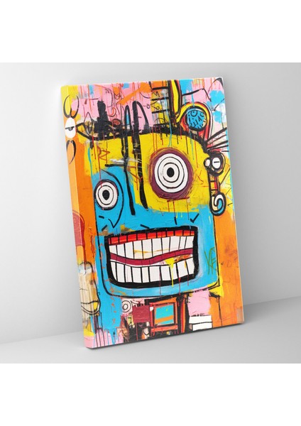 Basquiat Kanvas Tablo - Soyut Tablo - Basquiat, Kanvas Tablo, Duvar Sanatı, Soyut Resim, 30X50