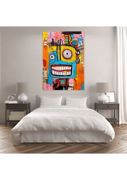 Basquiat Kanvas Tablo - Soyut Tablo - Basquiat, Kanvas Tablo, Duvar Sanatı, Soyut Resim, 30X50 fiyatları