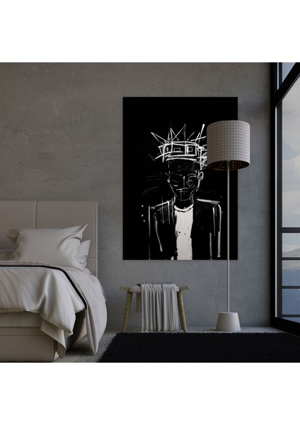 Basquiat Kanvas Tablo - Minimalist Sanat - Basquiat, Duvar Dekorasyonu, Basquiat, Duvar Sanatı, 50 x 70 cm fiyatları