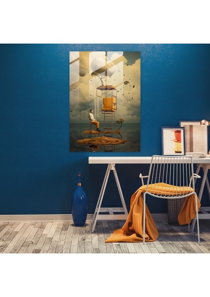 Basquiat Cam Baskı - Gerçeküstü Düşler - Basquiat, Duvar Süslemesi, Cam Baskı, Beklenmedik Yanyanalıklar, 30X45 fiyatları