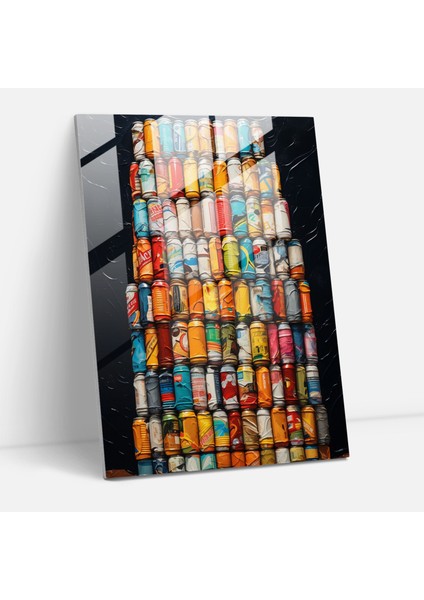 Bira Bardağı Sanatı - Bira, Tonların Eşsiz Karışımı, Modern Sanat, Duvar Dekorasyonu, 30X45