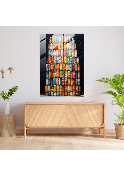 Bira Bardağı Sanatı - Bira, Tonların Eşsiz Karışımı, Modern Sanat, Duvar Dekorasyonu, 30X45 modelleri