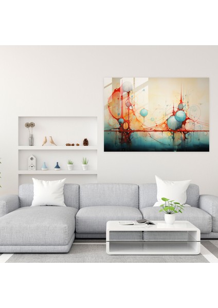 Boğaz Köprüsü Cam Baskı - Boğaz Köprüsü, Ev Dekorasyonu, Rüya Gibi Portre, Cam Duvar Sanatı, 70 x 50 cm fiyatları