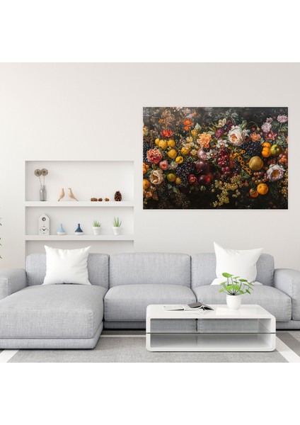 Barok Tarzı Resim Duvar Dekorasyonu - Barok, Girift Detaylar, Ev Dekorasyonu, Duvar Dekorasyonu, 70 x 50 cm