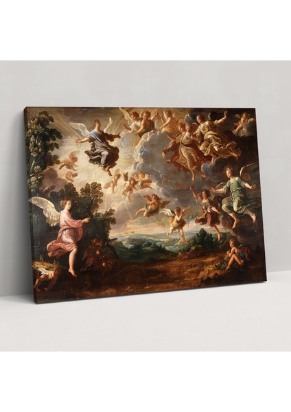 Barok Tarzı Tablo Kanvas Tablo - Barok, Kanvas Tablo, Duvar Dekorasyonu, Ev Dekorasyonu, 70 x 50 cm