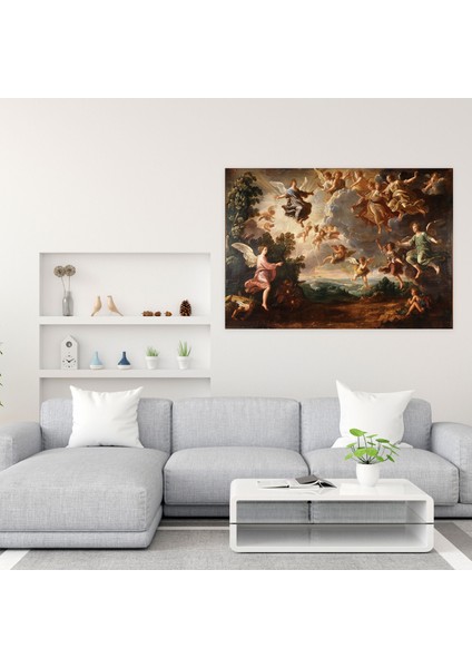 Barok Tarzı Tablo Kanvas Tablo - Barok, Kanvas Tablo, Duvar Dekorasyonu, Ev Dekorasyonu, 70 x 50 cm fiyatları