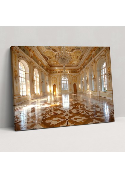 Barok Lüks Balo Salonu Duvar Sanatı - Barok, Süslü Dekorasyonlar, Ev Dekorasyonu, Duvar Sanatı, 70 x 50 cm