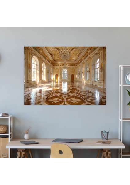 Barok Lüks Balo Salonu Duvar Sanatı - Barok, Süslü Dekorasyonlar, Ev Dekorasyonu, Duvar Sanatı, 70 x 50 cm modelleri