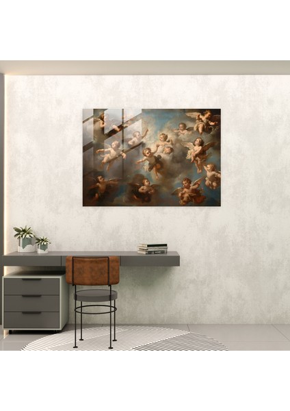 Barok Tarzı Resim Modern Sanat - Barok, Cam Baskı, Modern Sanat, Cam Sanatı, 70 x 50 cm fiyatları