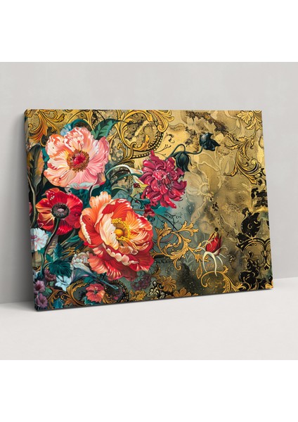 Barok Tarzı Resim Duvar Dekorasyonu - Barok, Duvar Dekorasyonu, Kanvas Tablo, Kanvas Tablo Duvar Sanatı, 70 x 50 cm