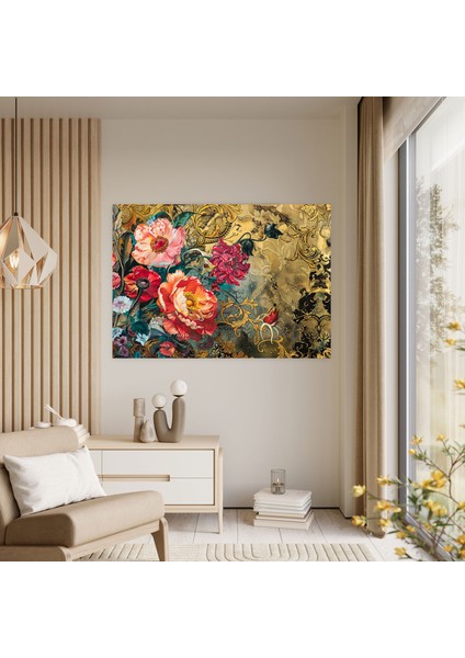 Barok Tarzı Resim Duvar Dekorasyonu - Barok, Duvar Dekorasyonu, Kanvas Tablo, Kanvas Tablo Duvar Sanatı, 70 x 50 cm