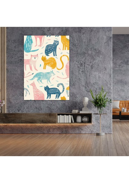 Andy Warhol Tarzı Kanvas Tablo - Tuhaf Hayvanlar - Andy Warhol, Ev Dekorasyonu, Kanvas Tablo, Duvar Sanatı, 50 x 70 cm fiyatları