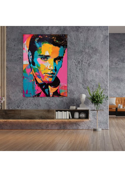 Andy Warhol Elvis Presley Duvar Dekorasyonu - Andy Warhol, Duvar Dekorasyonu, Kanvas Tablo, Kanvas Tablo, 50 x 70 cm fiyatları