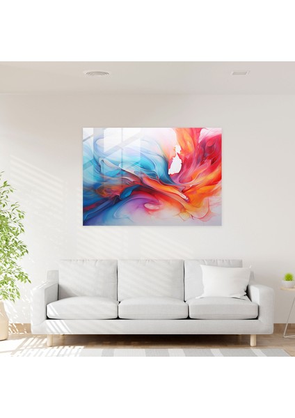 Blockchain Cam Baskı - Blockchain, Ev Dekorasyonu, Soyut Akrilik Tablo, Duvar Dekorasyonu, 70X50 modelleri