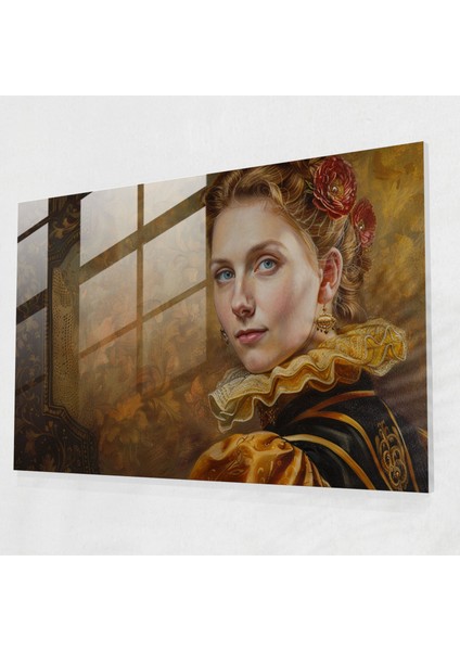 Barok Tarzı Resim Cam Baskı - Barok, Cam Duvar Sanatı, Klasik Sanat, Ev Dekorasyonu, 45X30
