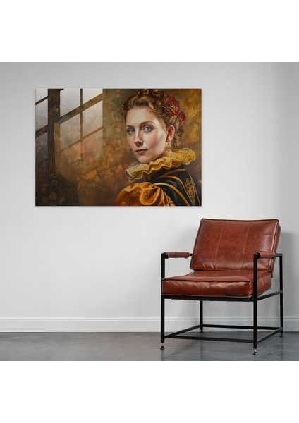 Barok Tarzı Resim Cam Baskı - Barok, Cam Duvar Sanatı, Klasik Sanat, Ev Dekorasyonu, 45X30 fiyatları
