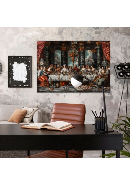 Barok Tarzı Tablo Duvar Sanatı - Barok, Duvar Sanatı, Kanvas Tablo, Duvar Dekorasyonu, 70 x 50 cm fiyatları