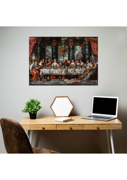 Barok Tarzı Tablo Duvar Sanatı - Barok, Duvar Sanatı, Kanvas Tablo, Duvar Dekorasyonu, 70 x 50 cm modelleri