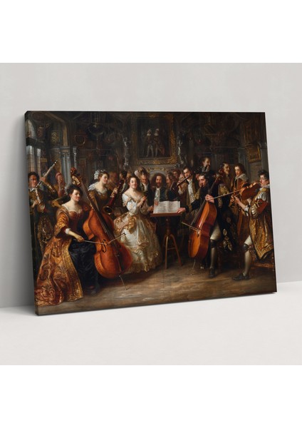Barok Tarzı Tablo Kanvas Tablo - Barok, Kanvas Tablo, Duvar Dekorasyonu, 50X30