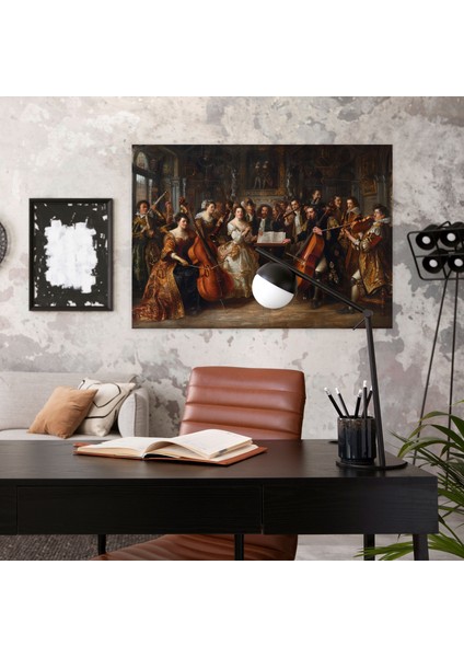 Barok Tarzı Tablo Kanvas Tablo - Barok, Kanvas Tablo, Duvar Dekorasyonu, 50X30