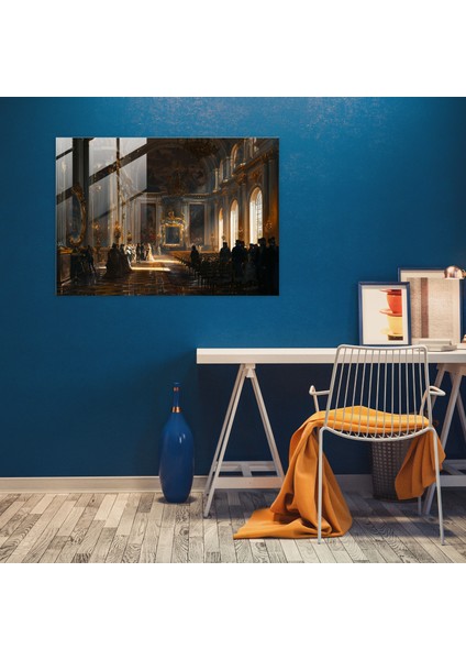 Barok Tarzı Resim Cam Duvar Sanatı - Barok, Duvar Süslemesi, Barok Tarzı Resim, Cam Sanatı, 45X30
