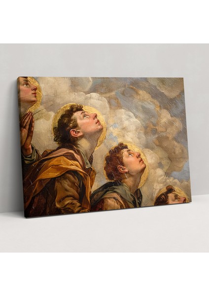 Barok Tarzı Resim Duvar Sanatı - Barok, Sakin Atmosfer, Maneviyat, Duvar Sanatı, 50X30