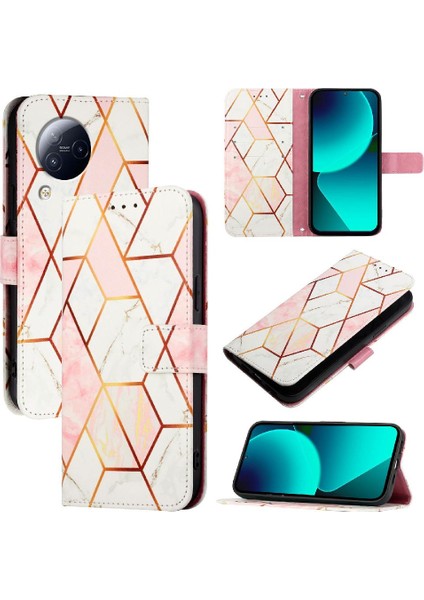 Xiaomi Civi 3 5g Kickstand Mermer Desen Cüzdan Pu Deri (Yurt Dışından) fiyatları