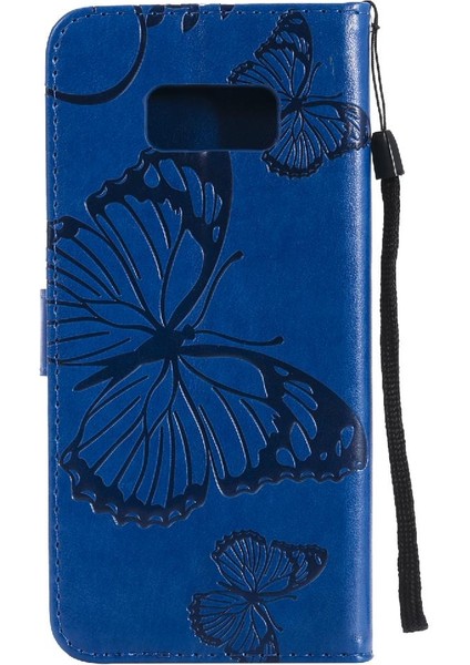 Samsung Galaxy S8 Artı Kart Yuvası Standı Pu Deri Darbeye Dayanıklı (Yurt Dışından)