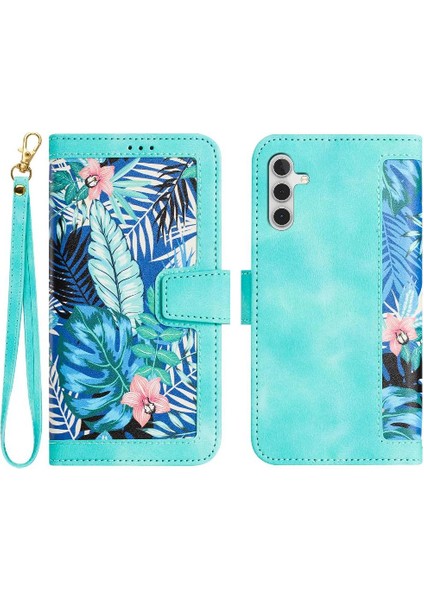 Samsung Galaxy S24 Manyetik Kapatma Anti Scratch Kickstand Için Cüzdan Kılıf (Yurt Dışından)