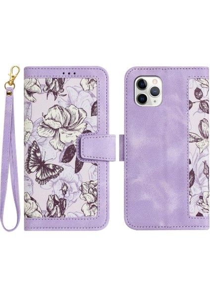 IPhone 12 Pro Için Cüzdan Durumda/iphone 12 Kart Tutucu Pu Deri Anti (Yurt Dışından)