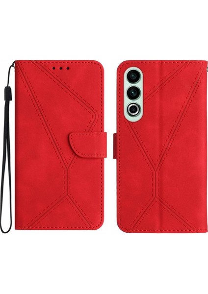 Oneplus Nord Ce4 Yüksek Kalite Tpu Deri Cüzdan Dikiş Için Flip Case (Yurt Dışından)