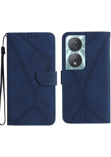 Onur X7B Dikiş Kabartmalı Yumuşak Pu Deri Yüksek Kalite Için Flip Case (Yurt Dışından)