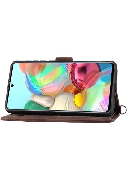 Samsung Galaxy A51 4g Bileklik Kabartmalı Çoklu Kredi Için Flip Case (Yurt Dışından) fırsatları