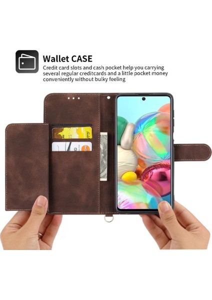 Samsung Galaxy A51 4g Bileklik Kabartmalı Çoklu Kredi Için Flip Case (Yurt Dışından) indirimleri