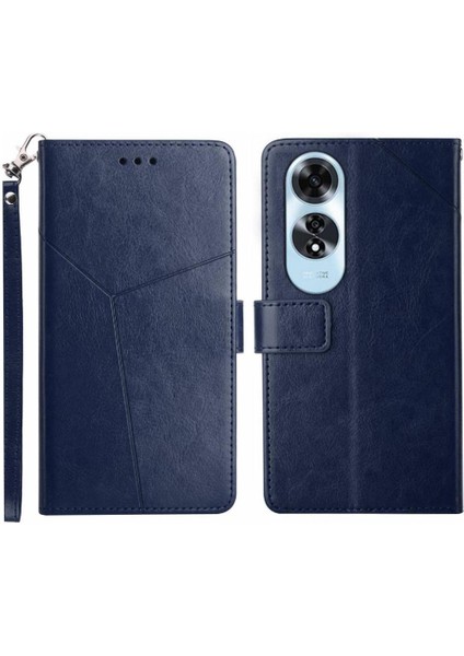 Oppo A60 4g Için Kılıf Kapak Kapak Kitap Katlanır Deri Cüzdan Darbeye Tpu (Yurt Dışından)