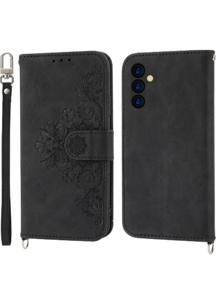 Samsung Galaxy M14 5g Bileklik Darbeye Kabartmalı Çoklu Için Flip Case (Yurt Dışından)