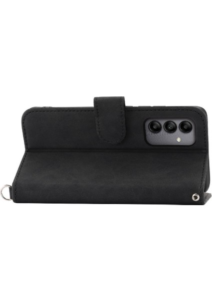 Samsung Galaxy A05S Çoklu Kredi Kartı Yuvaları Kabartmalı Flip Case (Yurt Dışından) modelleri