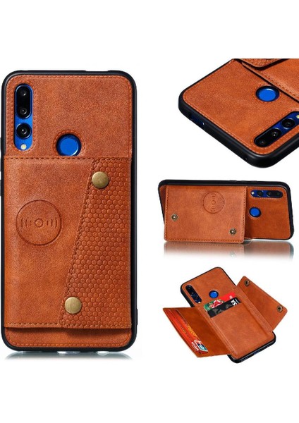 Huawei Y9 Başbakan 2019 Buit Için Cüzdan Kılıf Demir Darbeye Koruyucu (Yurt Dışından)