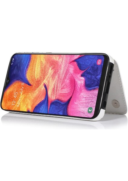 Cüzdan Kılıf Samsung Galaxy A20E / A10E Pu Deri Çift Manyetik (Yurt Dışından)
