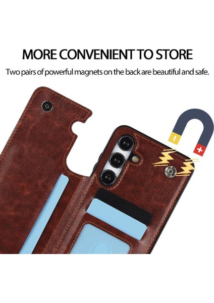 Kart Tutucu Kickstand ile Samsung Galaxy S23 Kart Yuvaları Için Cüzdan Kılıf (Yurt Dışından) fiyatları
