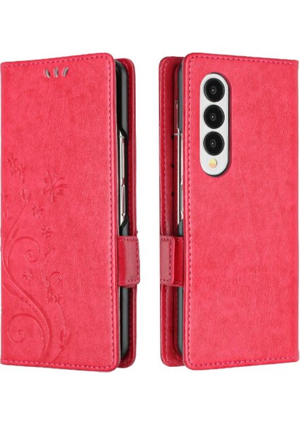 Samsung Galaxy Z Için Filp Durumda Wrist 5 Bilek Kayışı Pu Deri Kart Tutucu (Yurt Dışından)