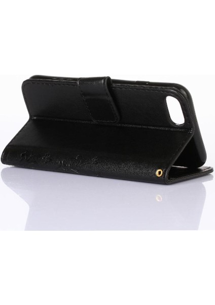 IPhone 7 Için Kickstand Durumda Kart Tutucu Pu Deri Manyetik Kapatma (Yurt Dışından)
