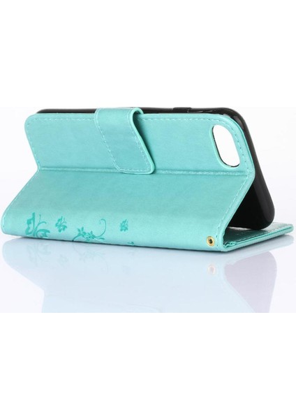 IPhone 7 Için Kickstand Durumda Kart Tutucu Pu Deri Manyetik Kapatma (Yurt Dışından)