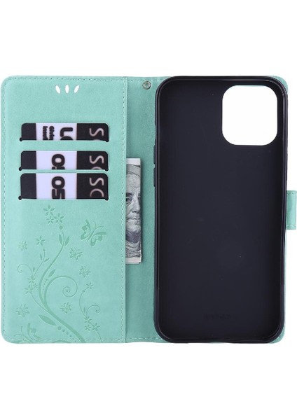 IPhone 14 Için Filp Durumda Pro Kart Tutucu Kickstand Bilek Kayışı Manyetik Pu (Yurt Dışından) indirimleri
