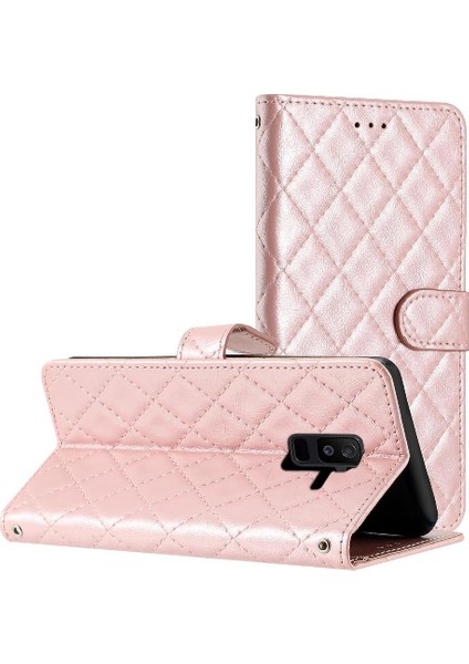 Samsung Galaxy A6 Artı 2018 Kickstand Pu Deri Cüzdan Tpu Için Flip Case (Yurt Dışından)